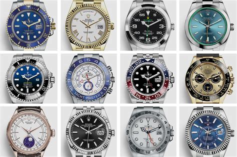 rolex list of models